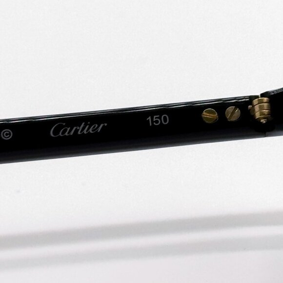 NEW CARTIER CT0011SA 001 BLACK UNISEX SUNGLASSES CARTIER main image 4
